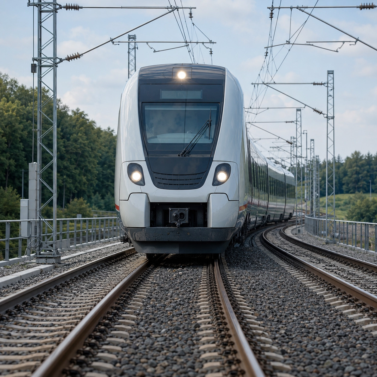 Tren como destino de los componentes ferroviarios fabricados por TACOI