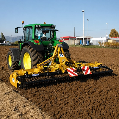 Tractor como destino de los componentes agrícolas fabricados por TACOI