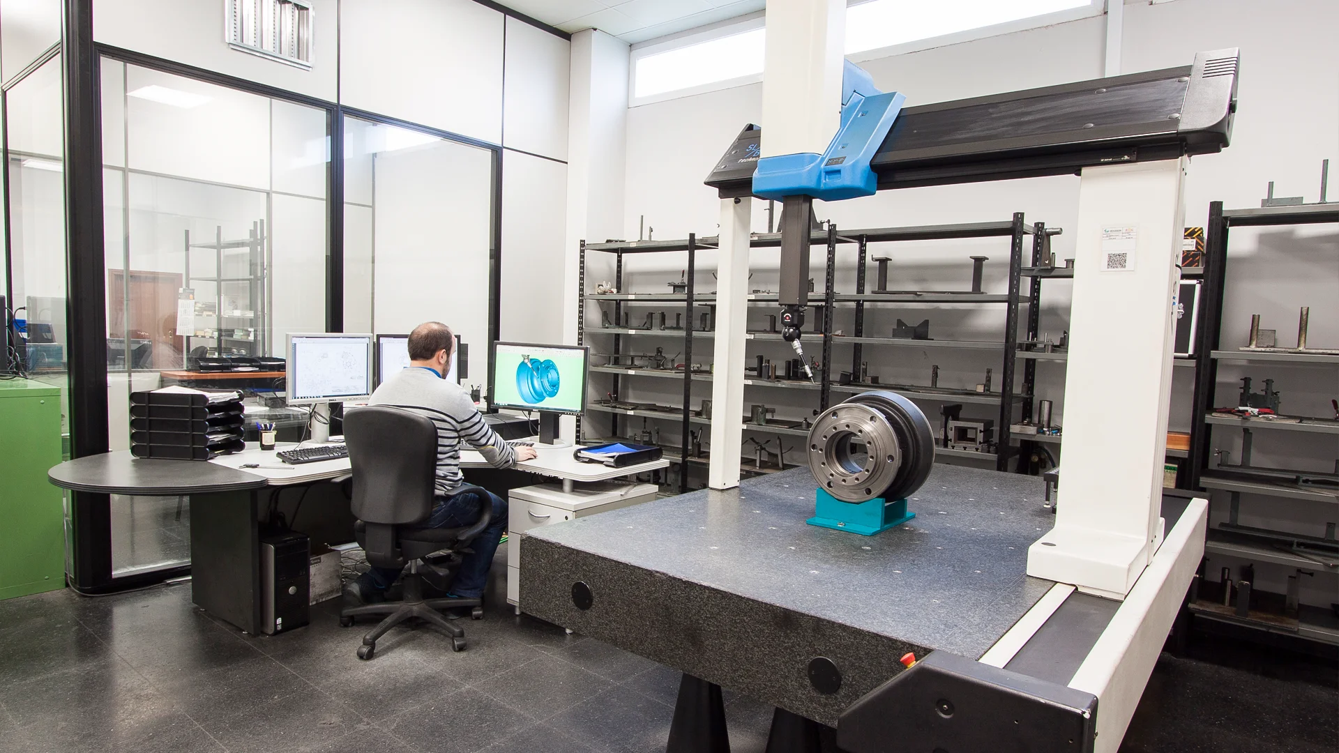 Área de control dimensional y metrología de TACOI