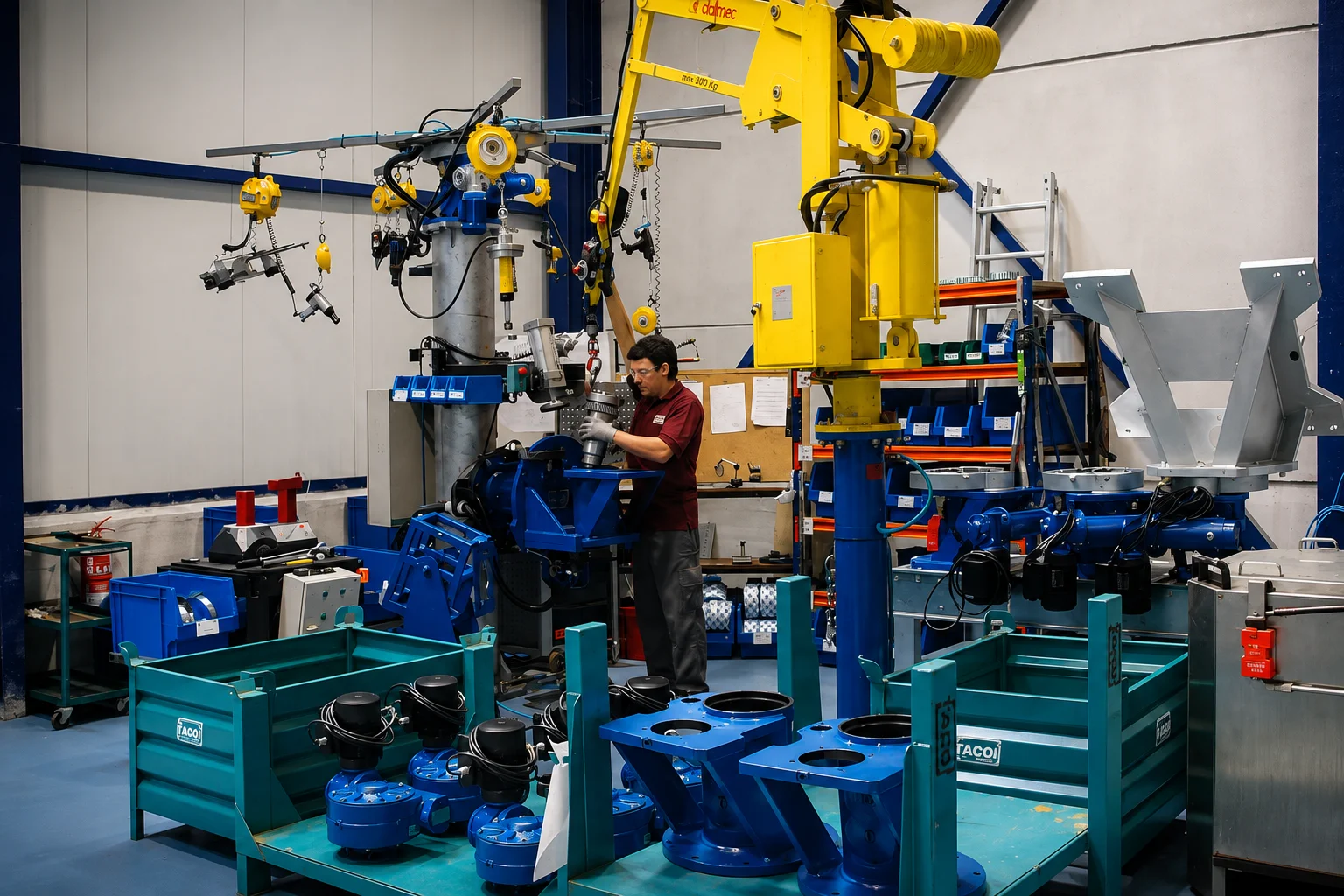 Montaje de conjuntos industriales en TACOI